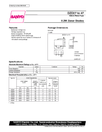 Datasheet DZD36 manufacturer Sanyo